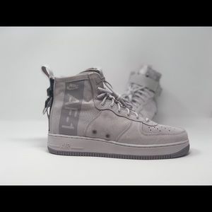 Nike SF Air Force 1 Suede Gray Shoes